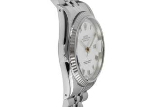 Thumbnail von Rolex Datejust 36 White Roman Dial Stahl / Weissgold Automatik 16234 B&P LC100