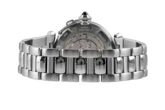 Thumbnail von Cartier Pasha GMT Power Reserve Automatik Stahl Herrenuhr Ref. W31037H3 2388