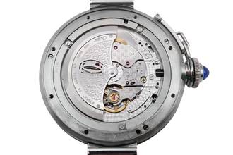 Thumbnail von Cartier Pasha GMT Power Reserve Automatik Stahl Herrenuhr Ref. W31037H3 2388