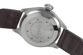 Thumbnail von IWC Große Fliegeruhr Schaffhausen Big Pilot Automatik 7 Days Edelstahl Herrenuhr Ref IW500201