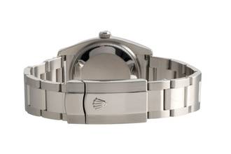 Thumbnail von Rolex Oyster Perpetual Date 34 Black Dial Stahl Weissgold Automatik Herrenuhr Ref 115234 Papiere