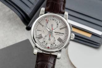  Montblanc 4810 Chronograph Stahl Automatik Herrenuhr Ref. MB 102378 7104 B&P 