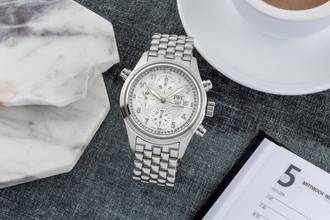 Thumbnail von IWC Pilot's Watch Double Chronograph Pilot's Double Chronograph Stainless Steel Automatic Rattrapante Ref. IW371301 Box