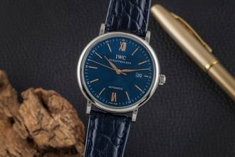 IWC Portofino Automatic 40 Blue Dial Stahl Automatik Herrenuhr Ref. IW356523