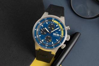 Thumbnail von IWC Aquatimer Chronograph Tribute to Calypso Steel Automatic Men's Ref. IW378203 Papers