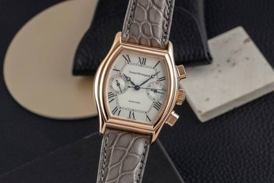  Girard Perregaux Richeville Chronograph 18K Rotgold Automatik Herren Ref. 2750 