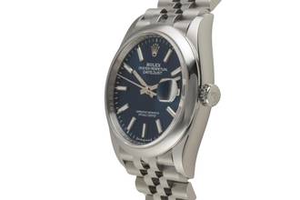 Thumbnail von Rolex Datejust 36 Blue Dial Oyster Stahl Automatik Ref. 126200 B&P 2019