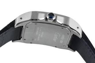 Thumbnail von Cartier Santos 100 Edelstahl Automatik Herrenuhr Ref. W20073X8 2656 Papiere 2014