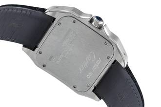 Thumbnail von Cartier Santos 100 Edelstahl Automatik Herrenuhr Ref. W20073X8 2656 Papiere 2014