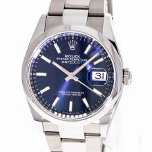  Rolex Datejust 36 Blue Oyster – 126200 – like NEW – 2023 Full Set 