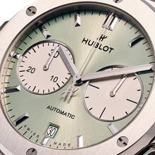 Thumbnail von Hublot Classic Fusion Chrono Titanium Sage Green – 521.NX.891G.NR – NEW & Unworn – 2026 Full Set