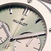 Thumbnail von Hublot Classic Fusion Chrono Titanium Sage Green – 521.NX.891G.NR – NEW & Unworn – 2026 Full Set