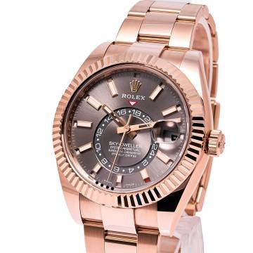  Rolex Sky-Dweller Rosegold 42 Grey – 326935 – like NEW – 04/2022 Full Set 