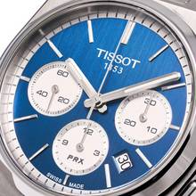 Thumbnail von Tissot PRX Automatic Chrono 42 Blue – T137.427.11.041.00 – like NEW – 03/2023 Full Set