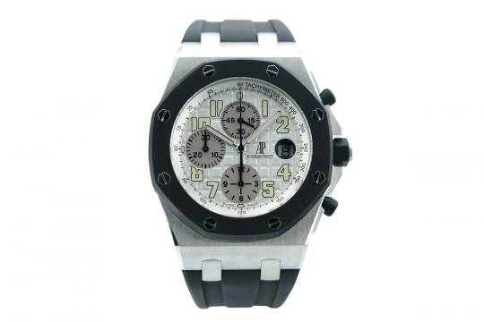 Audemars Piguet Royal Oak Offshore Chronograph Rubberclad - 42MM - German Papers - Fresh Service At AP Service Center - New Bezel & Pushers - New Strap - 25940SK.OO.D002CA.02.A 2007