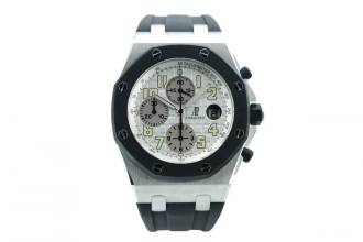 オーデマ・ピゲ ロイヤルオーク オフショア クロノグラフ ラバークラッド - 42MM - ドイツの書類 - APサービスセンターでの新しい整備 - 新しいベゼルとプッシャー - 新しいストラップ - 25940SK.OO.D002CA.02.A 2007