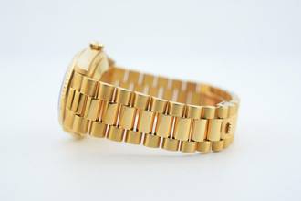 Thumbnail von Rolex Day-Date 36 Black Onyx Diamond Dial - German Day Wheel - Yellow Gold - 18238 1994