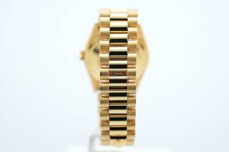 Thumbnail von Rolex Day-Date 36 Black Onyx Diamond Dial - German Day Wheel - Yellow Gold - 18238 1994