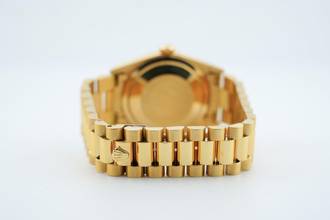Thumbnail von Rolex Day-Date 36 Black Onyx Diamond Dial - German Day Wheel - Yellow Gold - 18238 1994