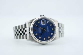 Thumbnail von Rolex Datejust 36 36MM - Sodalite Dial - Diamond Indices - Jubilee Bracelet - 16234 1999