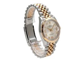 Thumbnail von Rolex Datejust 36 Oystersteel / Gelbgold 126233 Silber Römisch Diamant Jubile-Band