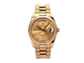  Rolex Day-Date 36 18 kt Gelbgold Ref. 118238 Champagner DIA 