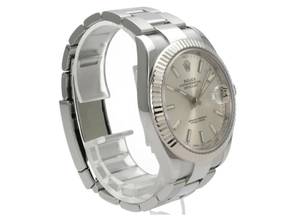 Thumbnail von Rolex Datejust 41 Edelstahl Weißgold 126334 Silber