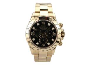 Thumbnail von Rolex Daytona Cosmograph Daytona 116528 Gelbgold Schwarz Diamant
