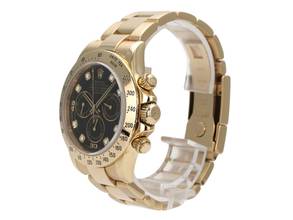 Thumbnail von Rolex Daytona Cosmograph Daytona 116528 Gelbgold Schwarz Diamant