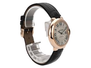 Thumbnail von Cartier Ballon Bleu 33mm by Cartier Rose Gold / Leather Ref. W6920097