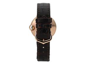 Thumbnail von Cartier Ballon Bleu 33mm by Cartier Rose Gold / Leather Ref. W6920097