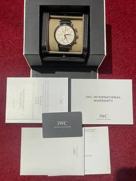 IWC Portofino Chronograph FULL SET WITH BOX AND PAPERS LIKE NEW year:2020