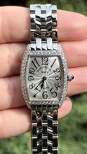 Thumbnail von Franck Muller Cintrée Curvex Top condition Fullset factory diamonds