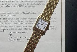 Thumbnail von Chopard Tank Lady | 7401 | Full Set 2009 | orig. yellow gold bracelet