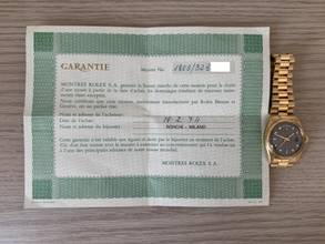 Thumbnail von Rolex Day-Date 1803 President Factory Grey diamonds dial yellow gold 18KT Full Set