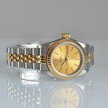 Thumbnail von Rolex Oyster Perpetual 67193 26MM Champagne dial Full Set TOP Condition