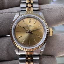 Thumbnail von Rolex Oyster Perpetual 67193 26MM Champagne dial Full Set TOP Condition
