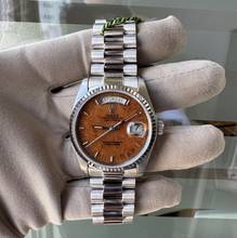 Thumbnail von Rolex Day-Date 18039 President wood dial white gold 18KT Full Set TOP Condition