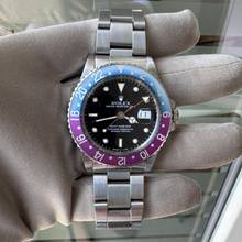 Thumbnail von Rolex GMT-Master 16750 never polished fuchsia bezel Full Set TOP Condition 1986's Full Set TOP Condition 1986's
