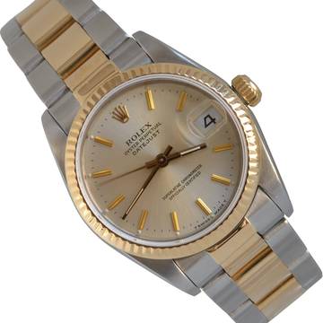  Rolex Datejust 31 68273 Medium 31MM Soleil Silver dial Full Set 