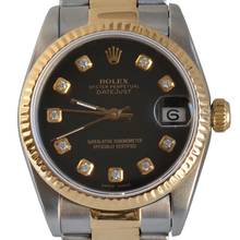Thumbnail von Rolex Datejust 31 68273 Medium 31MM black diamonds dial Full Set