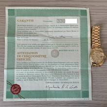 Thumbnail von Rolex Day-Date 1803 President Linen dial yellow gold 18KT Full Set TOP Condition
