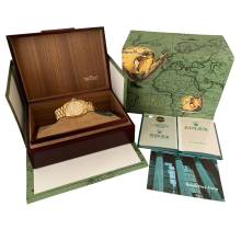 Thumbnail von Rolex Day-Date 1803 President Linen dial yellow gold 18KT Full Set TOP Condition