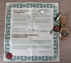 Thumbnail von Rolex Datejust 16018 President black dial Full Set TOP Condition 1986