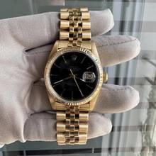 Thumbnail von Rolex Datejust 16018 President black dial Full Set TOP Condition 1986