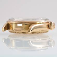 Thumbnail von Rolex Oyster Perpetual 6284 green enamel dial rose gold 18KT very rare 1957