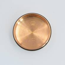 Thumbnail von Rolex Oyster Perpetual 6284 green enamel dial rose gold 18KT very rare 1957