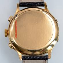 Thumbnail von Eberhard & Co. Extra-Fort Pre-Extrafort Tri-compax Oversize yellow gold 18KT very rare 1937