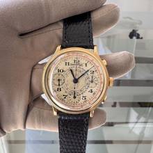 Thumbnail von Eberhard & Co. Extra-Fort Pre-Extrafort Tri-compax Oversize yellow gold 18KT very rare 1937