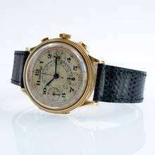 Thumbnail von Eberhard & Co. Extra-Fort Pre-Extrafort Tri-compax Oversize yellow gold 18KT very rare 1937